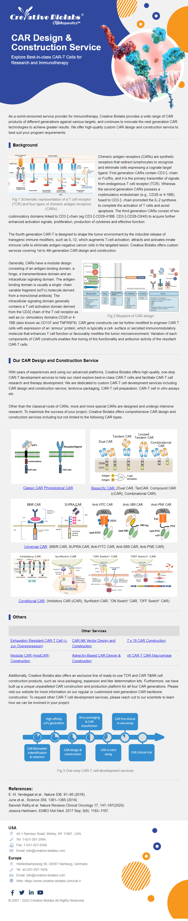 Flyer: CAR Design & Construction Service