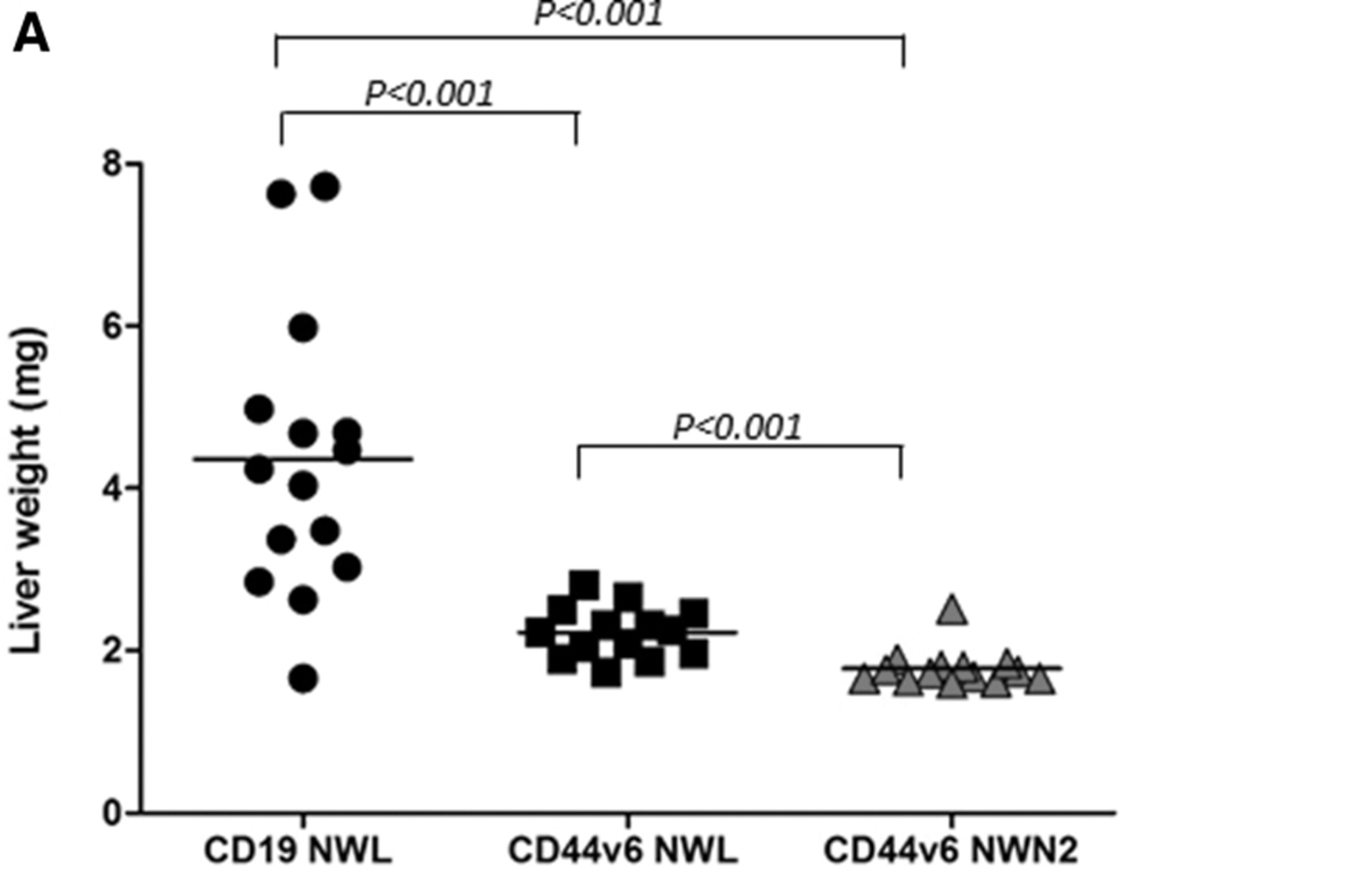 Fig.6 In vivo antitumor activity of CD44v6 CART analyzed in THP-1 high-burden disease model. (Stornaiuolo, et al., 2021)