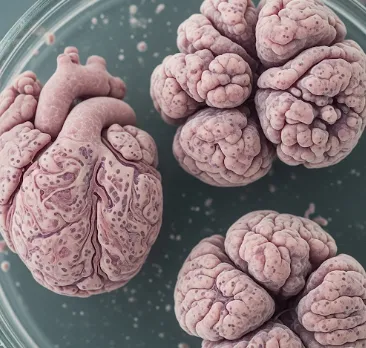 Cardiac organoids schematic diagram (Creative Biolabs Original)