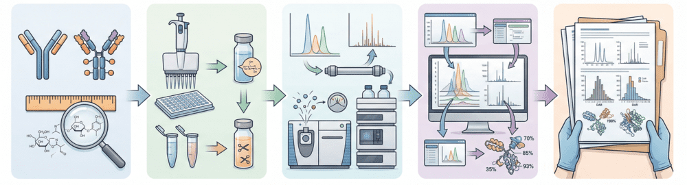 Pre-clinical ADC structure analysis workflow