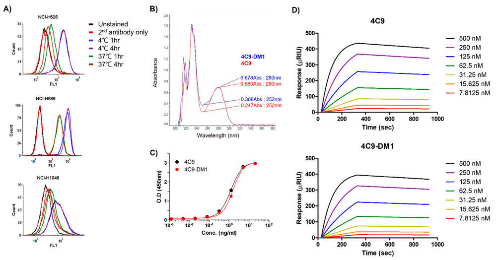Characterization of the 4C9-DM1 ADC.