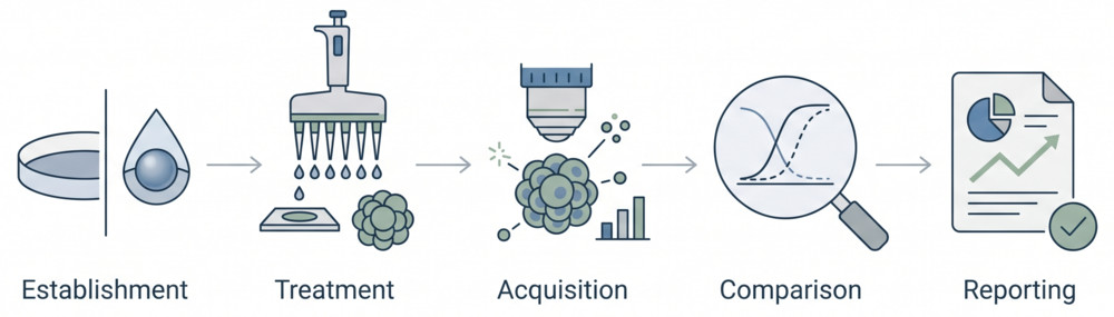 Integrated workflow for 2D vs 3D comparative analysis