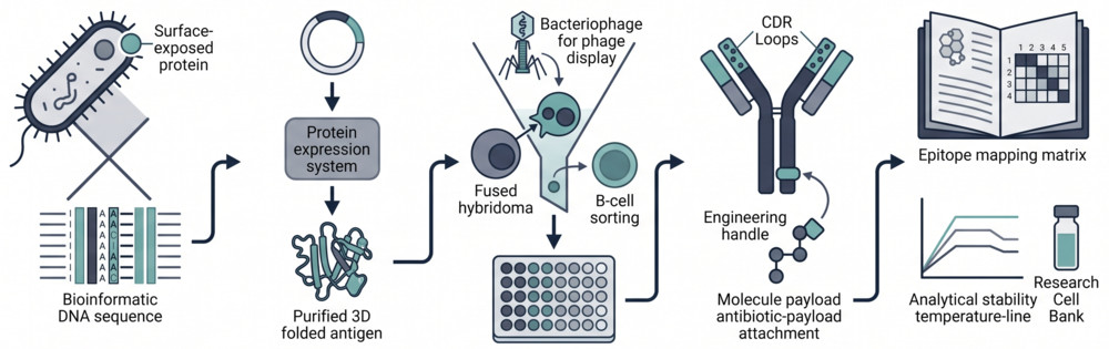 Antibody Discovery Workflow for Bacterial Infection - From Target Selection to Pre-clinical Candidate