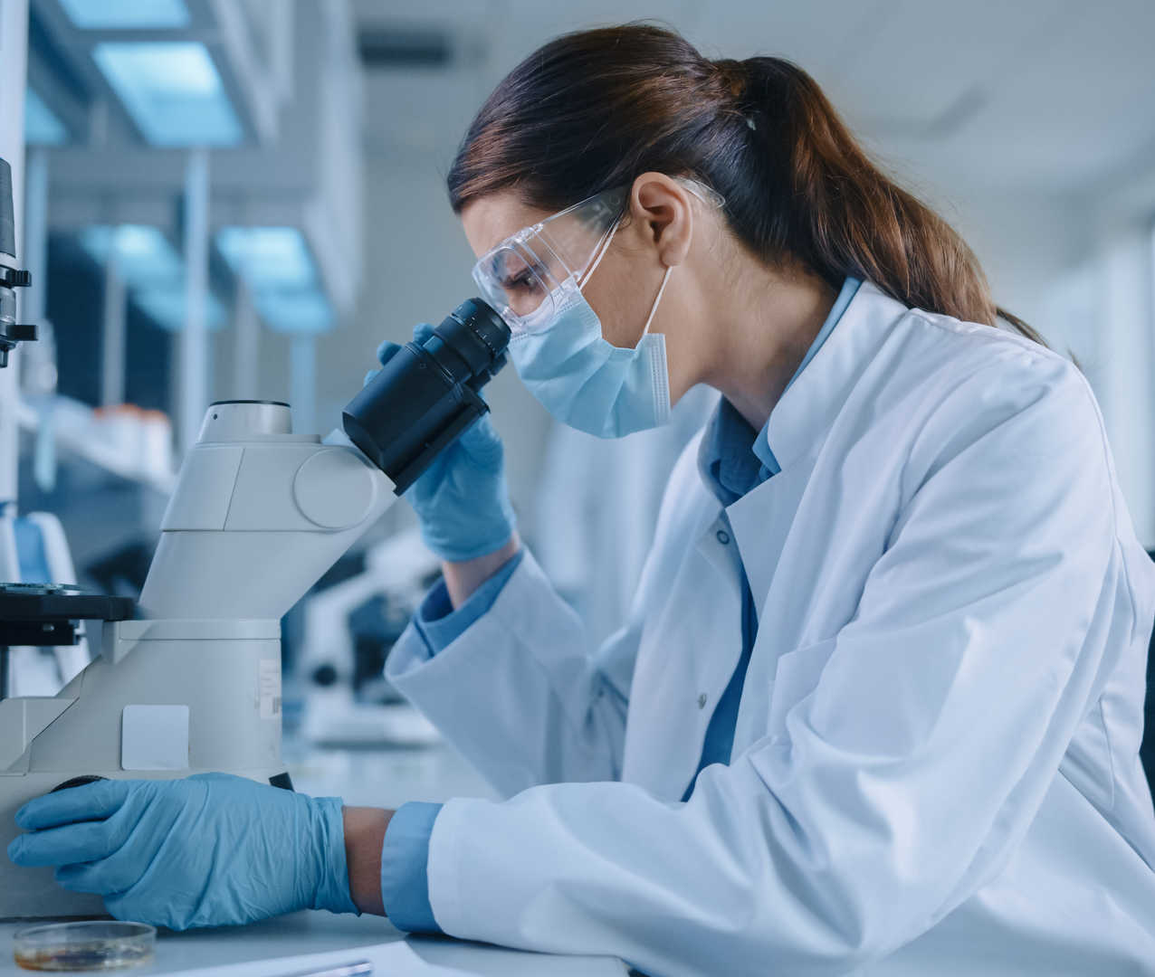 A placeholder image showing a lab research environment.