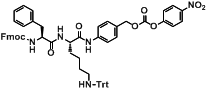 Fmoc-Phe
-Lys(Trt)-PAB-PNP