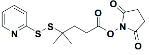 2,5-dioxopyrrolidin-1-yl 4-methyl-4-(pyridin-2-yldisulfanyl)pentanoate