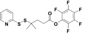 perfluorophenyl 4-methyl-4-(pyridin-2-yldisulfanyl)pentanoate