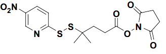 2,5-dioxopyrrolidin-1-yl 4-methyl-4-((5-nitropyridin-2-yl)disulfanyl)pentanoate