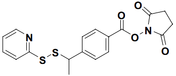 4-succinimidyloxycarbonyl-alpha-methyl-alpha(2-pyridyldithio)toluene
