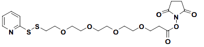 15-(2-pyridyldithio)-4,7,10,13-tetraoxapentadecanoic acid N-hydroxysuccinimide ester
