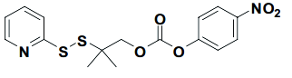 2-methyl-2-(pyridin-2-yldisulfanyl)propyl 4-nitrophenyl carbonate