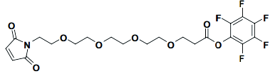 perfluorophenyl 1-(2,5-dioxo-2H-pyrrol-1(5H)-yl)-3,6,9,12-tetraoxapentadecan-15-oate