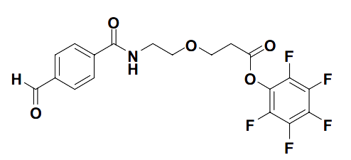 Perfluorophenyl 3-(2-(2-(4-formylbenzamido)ethoxy)ethoxy)propanoate