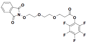 perfluorophenyl 3-(2-(2-(1,3-dioxoisoindolin-2-yloxy)ethoxy)ethoxy)propanoate