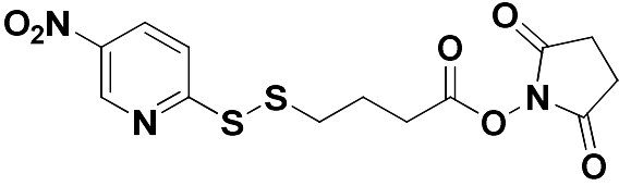 N-succinimidyl 4-(5-nitro-pyridin-2-yldithio)-pentanoate