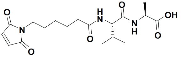 (S)-2-((S)-2-(6-(2,5-dioxo-2H-pyrrol-1(5H)-yl)hexanamido)-3-methylbutanamido)propanoic acid