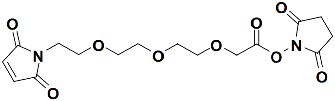 2,5-dioxopyrrolidin-1-yl 2-(2-(2-(2-(2,5-dioxo-2H-pyrrol-1(5H)-yl)ethoxy)ethoxy)ethoxy)acetate