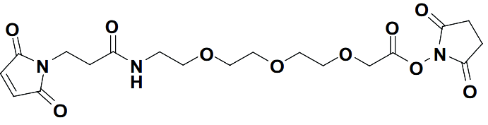 2,5-dioxopyrrolidin-1-yl 15-(2,5-dioxo-2H-pyrrol-1(5H)-yl)-13-oxo-3,6,9-trioxa-12-azapentadecan-1-oate