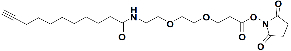 2,5-dioxopyrrolidin-1-yl 3-(2-(2-undec-10-ynamidoethoxy)ethoxy)propanoate