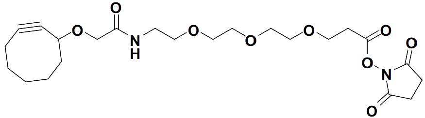 2,5-dioxopyrrolidin-1-yl 1-(cyclooct-2-ynyloxy)-2-oxo-6,9,12-trioxa-3-azapentadecan-15-oate