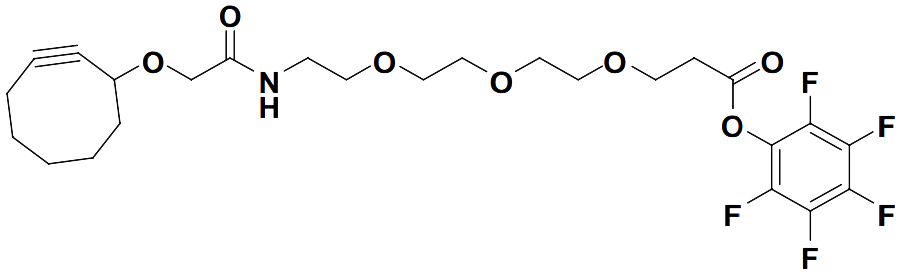 perfluorophenyl 1-(cyclooct-2-ynyloxy)-2-oxo-6,9,12-trioxa-3-azapentadecan-15-oate
