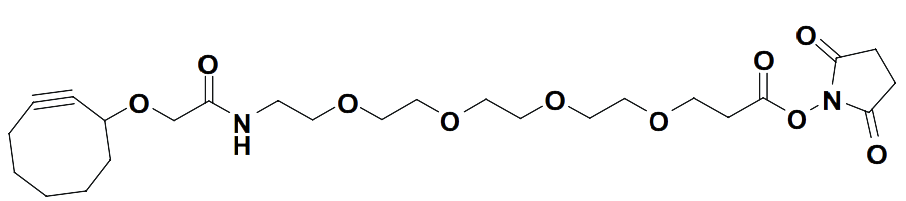 2,5-dioxopyrrolidin-1-yl 1-(cyclooct-2-ynyloxy)-2-oxo-6,9,12,15-tetraoxa-3-azaoctadecan-18-oate
