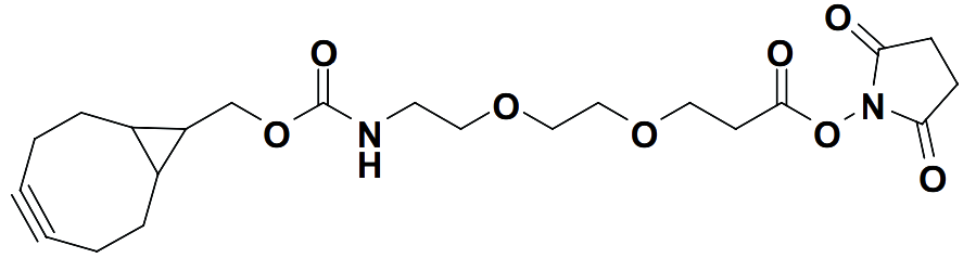 2,5-dioxopyrrolidin-1-yl 1-(bicyclo[6.1.0]non-4-yn-9-yl)-3-oxo-2,7,10-trioxa-4-azatridecan-13-oate