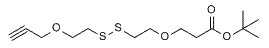 Propargyl-PEG1-SS-PEG1-t-butyl ester