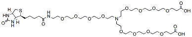 N-(Biotin-PEG4)-N-bis(PEG4-acid)