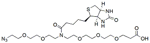 N-(Azido-PEG2)-N-Biotin-PEG3-acid