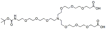 N-(Boc-PEG3)-N-bis(PEG3-acid)