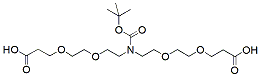 N-Boc-N-bis(PEG2-acid)
