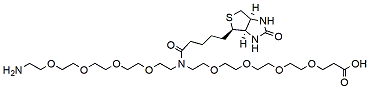 Amine-PEG4-Biotin-PEG4-acid