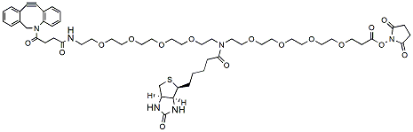 DBCO-PEG4-Biotin-PEG4-NHS ester