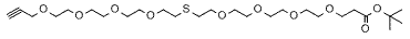 Alkyne-PEG4-S-PEG4-t-butyl ester