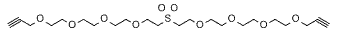 Alkyne-PEG3-Sulfone-PEG3-alkyne