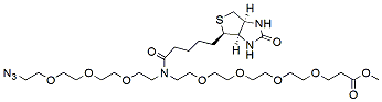 N-(N3-PEG3)-N-Biotin-PEG4-methyl ester