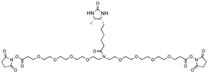 N-Desthiobiotin-N-bis(PEG4-NHS ester)