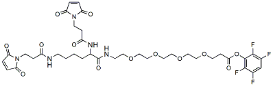 Bis-Mal-Lysine-PEG4-TFP ester