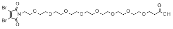 3,4-Dibromo-Maleimide-PEG8-acid