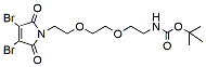 3,4-Dibromo-Mal-PEG2-Boc-Amine