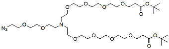 N-(N3-PEG2)-N-bis(PEG4-t-butyl ester)