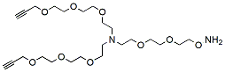 N-(Aminooxy-PEG2)-N-bis(PEG3-alkyne)