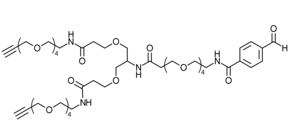 Aldehyde-PEG4-bis-PEG4-alkyne