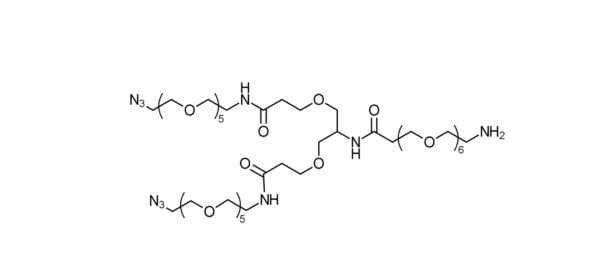 Amino-PEG6-bis-PEG5-N3