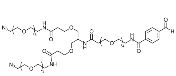 Aldehyde-PEG4-bis-PEG3-N3