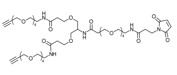 Mal-PEG4-bis-PEG3-alkyne