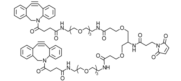 Mal-bis-PEG3-DBCO