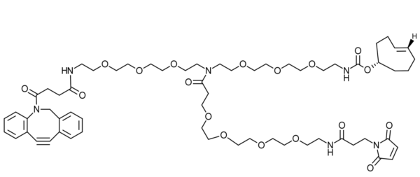 Mal-PEG4-(PEG3-DBCO)-(PEG3-TCO)