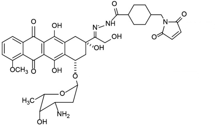 Hydrazone-doxorubicin